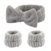 3Pcs Spa Headband Wristband for Washing Face Microfiber Makeup Towel Hair Bands Washband Scrunchies Absorbent Wrist Sweatband - Image 6